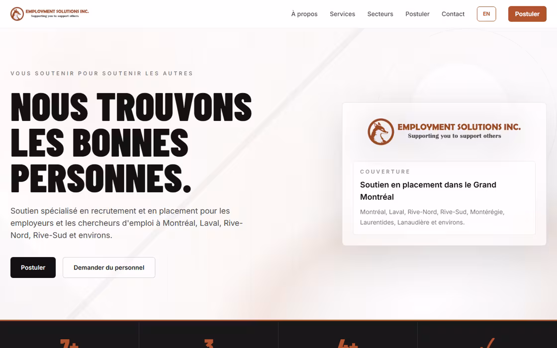 Fox Agence website preview
